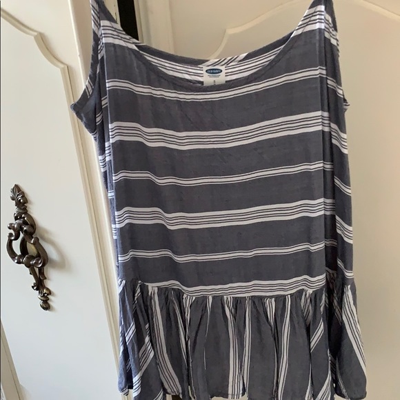 blue and white striped tank ! - Picture 2 of 3
